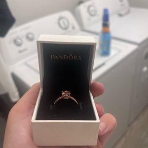 Pandora Crown Solitaire Ring